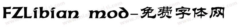 FZLibian mod字体转换